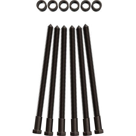 Ekena Millwork Premium 7/8" Barn Door Flat Track Extension Hardware for 2 1/4" Door, Bronze Texture GB60015EXBZ